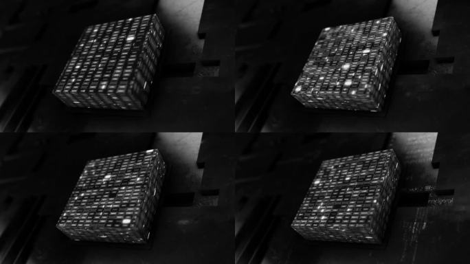 代码在抽象微处理器内闪烁。