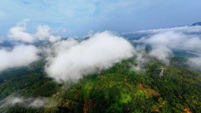 穿越云海画面4K