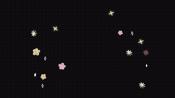 【通道素材/AE工程】炸花动画