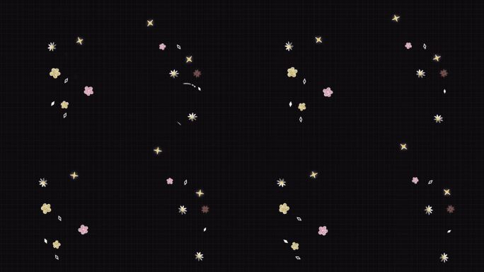 【通道素材/AE工程】炸花动画