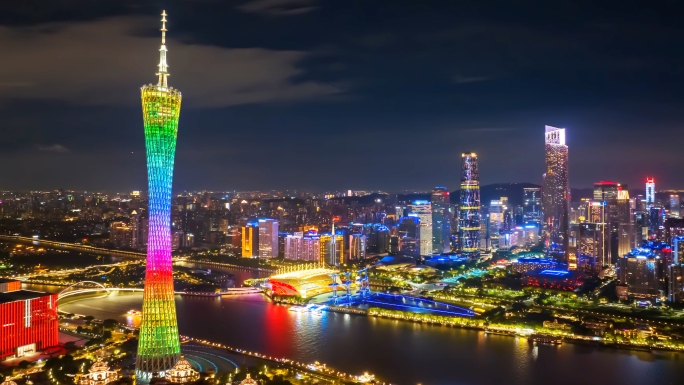 广州CBD夜景延时