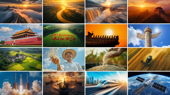 中国宣传片经济发展风景科技中国梦祖国国庆