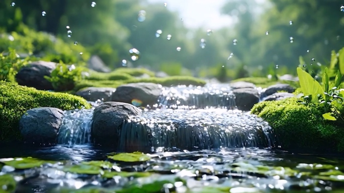 【可商用】唯美自然春雨空镜
