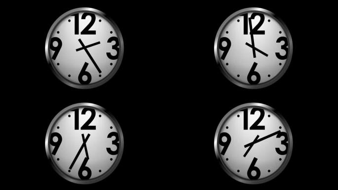 黑色时尚手表黑色背景