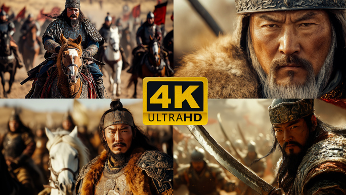 4k成吉思汗蒙古骑兵