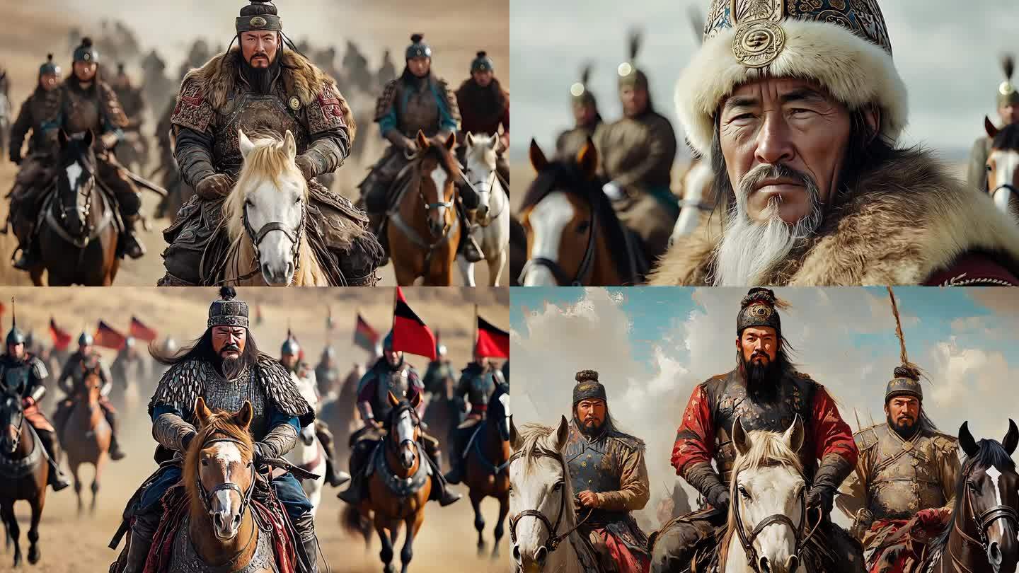 4k成吉思汗蒙古骑兵