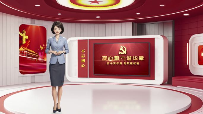 党政演播室 虚拟演播室