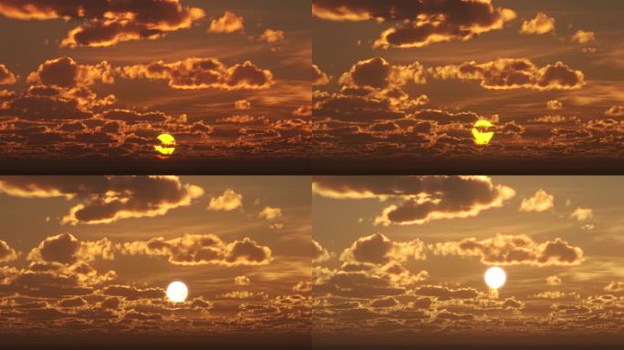 4K日出_太阳升起