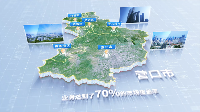 1462营口市地图区位展示