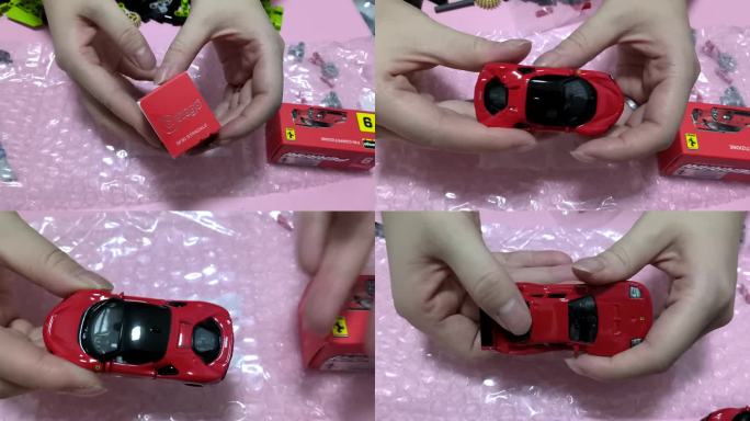 比美高F40 SF90 1:64车模开箱
