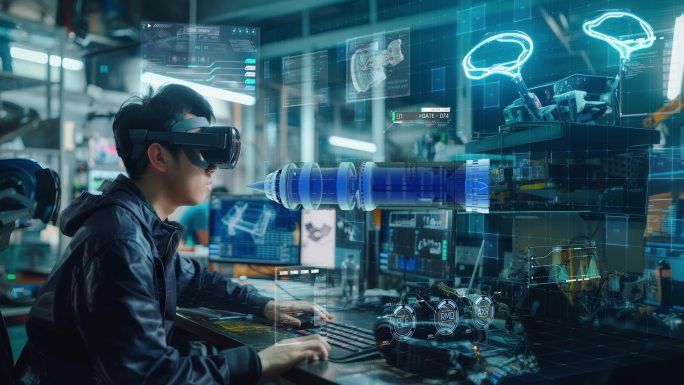 VR眼镜 VR 虚拟与现实 头戴设备