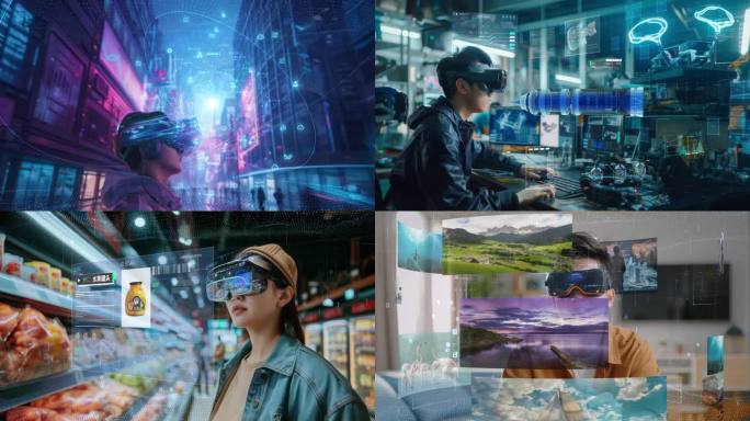 VR眼镜 VR 虚拟与现实 头戴设备