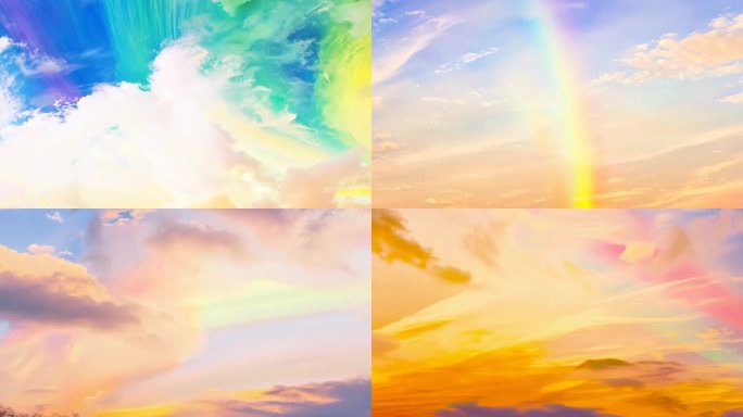 梦幻天空led背景视频素材