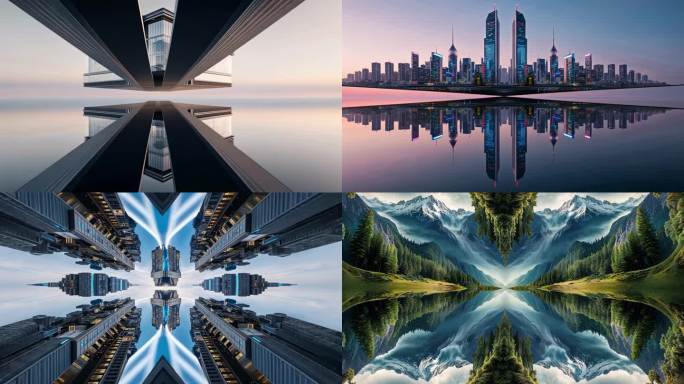 意境城市镜像城市盗梦空间