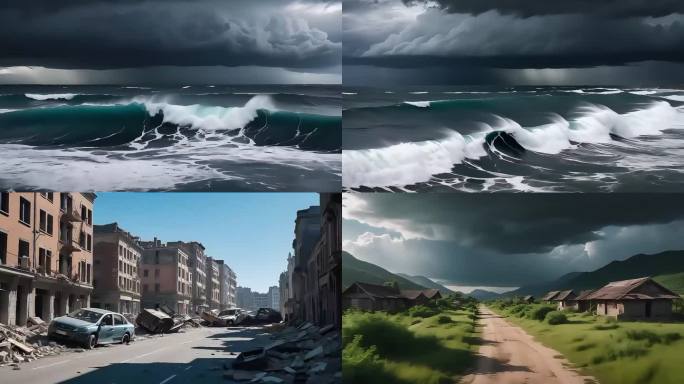 海岸下的波涛 4K