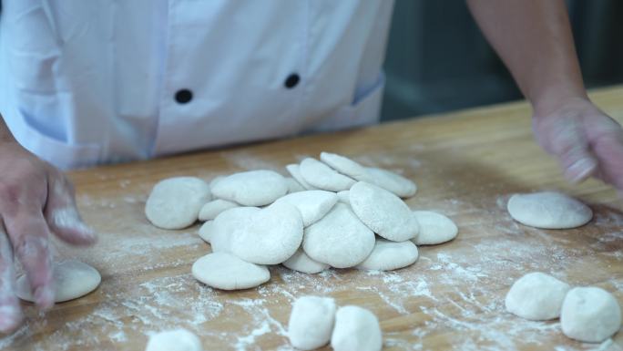 4K饭店包子馒头制作全过程