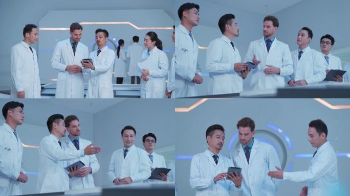 科学家交流