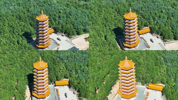 调兵山明月禅寺万佛琉璃宝塔