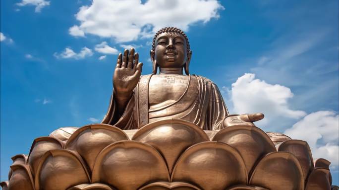 天坛大佛 香港大屿山  佛教文化 金佛