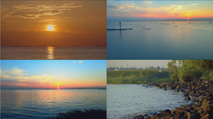 吴淞码头灯塔日出