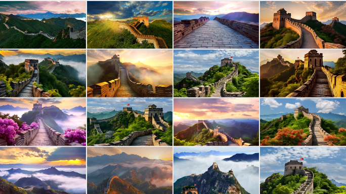4K大气长城视频合集