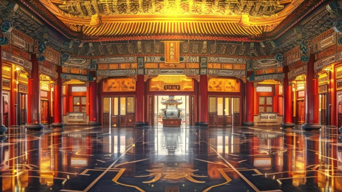 古风汉唐 春秋战国宫廷舞台剧歌剧背景 1