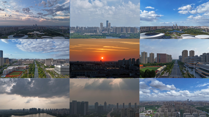 4K高清泰州城市延时摄影视频合集