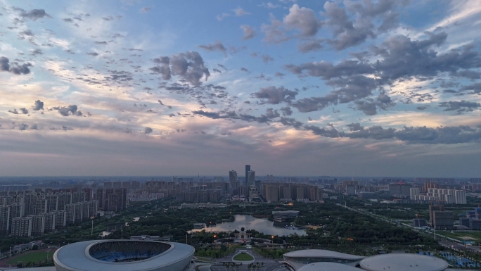 4K高清泰州城市延时摄影视频合集