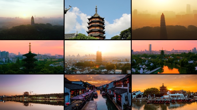 江南水乡苏州 姑苏城外