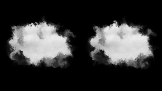 动态云白云-透明通道