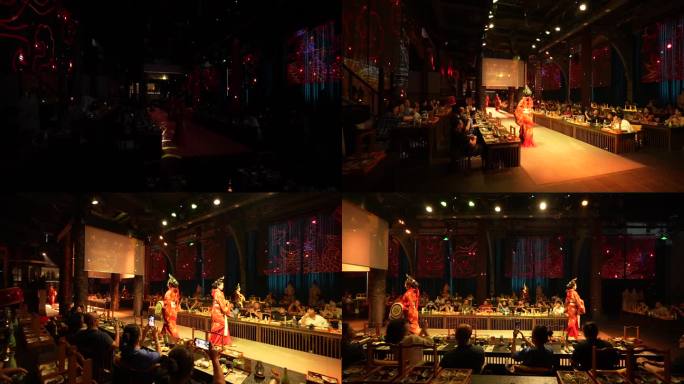 沉浸用餐 东郊记忆蜀宴赋 吃饭表演