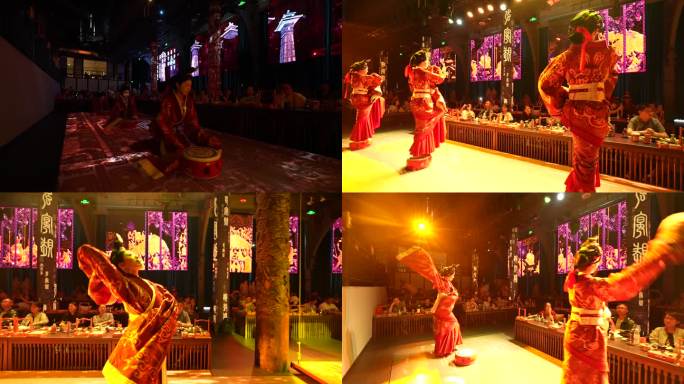 沉浸用餐 东郊记忆蜀宴赋 吃饭表演