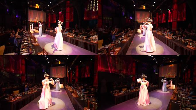 沉浸用餐 东郊记忆蜀宴赋 吃饭表演