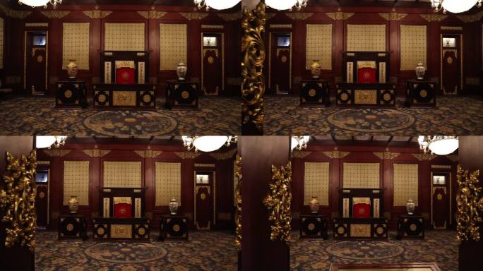 长春伪满皇宫龙椅