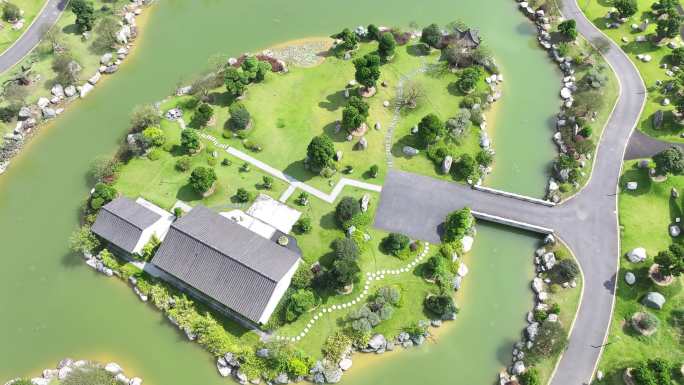 广州花都赤坭镇竹洞村逸翠园罗汉松园