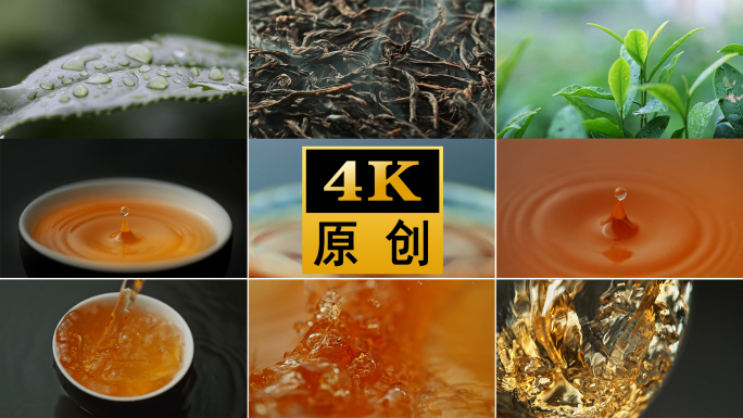 茶汤茶叶茶水乌龙茶岩茶一滴茶倒茶