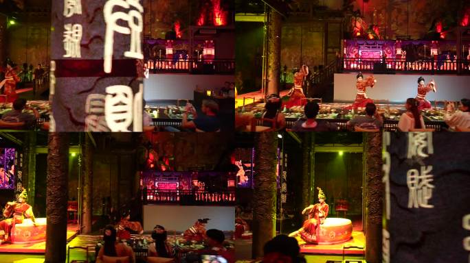 汉服装扮  沉浸用餐 汉服文化 实景演出