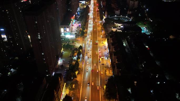 合肥-长江西路-夜景-延时摄影