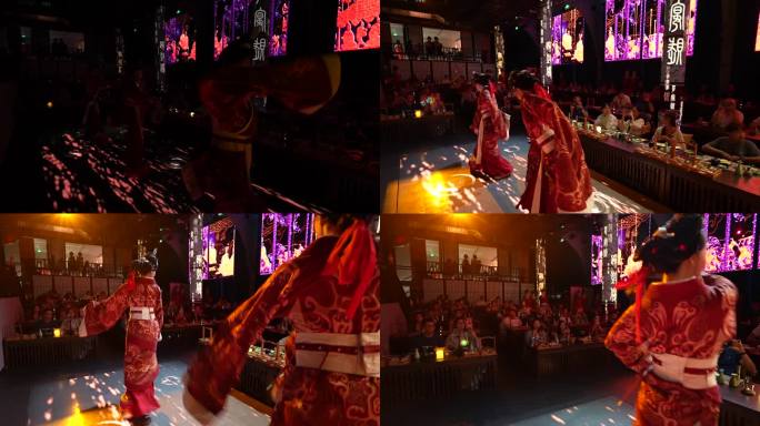 汉服装扮  沉浸用餐 汉服文化 实景演出