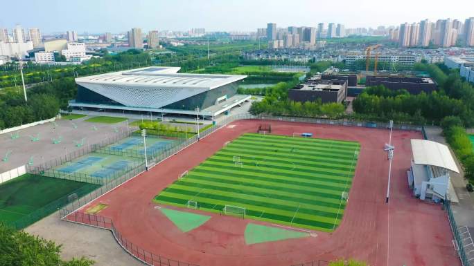 航拍天津职业技术师范大学