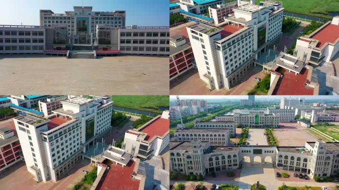 航拍天津国土资源和房屋职业学院