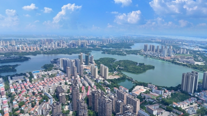 湖北黄冈城市航拍合集