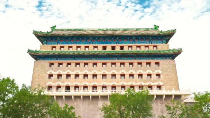 4k前门大街正阳门大栅栏老字号延时升格