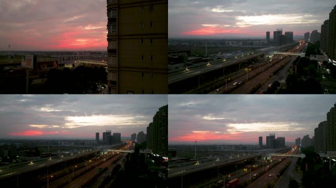 碧桂园航拍  黄梅站航拍 s6地铁