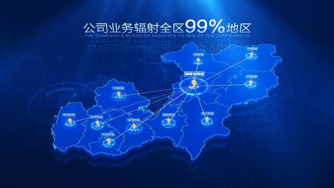 深圳市龙岗区地图辐射