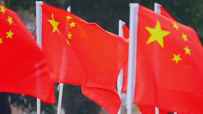 国旗飘扬