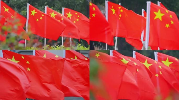 国旗飘扬