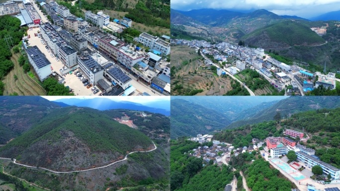 云南楚雄南华县马街镇4K航拍