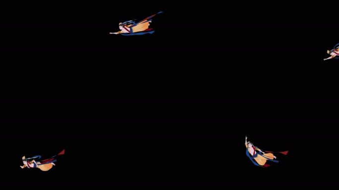 飞天仙女古风带通道动画3