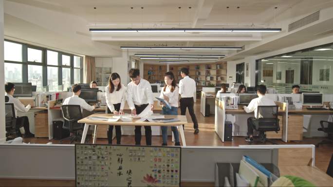 企业办公商务企业 员工办公